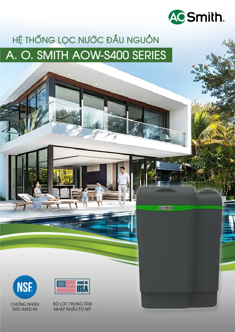 Hệ thống lọc nước đầu nguồn AOW-S400 SERIES